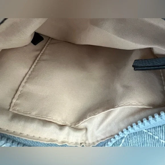 Rae Dunn Blue Quilted Crossbody Bag with Pouch - Picture 8 of 12